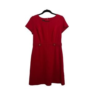 NEW Talbots Red Casual Dress SZ 2